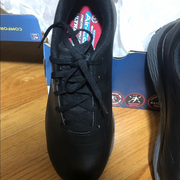 Skechers Black  Work Shoes - Size 9.5 - Picture 4 of 9